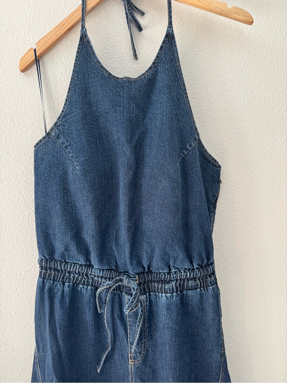 Abercrombie & Fitch Dark Blue Balloon-Leg Jumpsuit - Picture 4 of 9